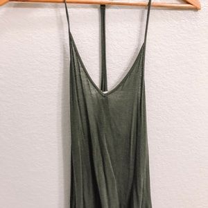 Urban Outfitters Forest Green Loose Tank